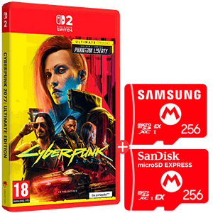 Cyberpunk 2077 + tarjeta de memoria Switch 2 256GB a elegir