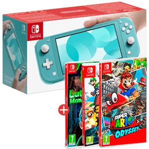 Nintendo Switch LITE + juego Luigi o Mario a elegir