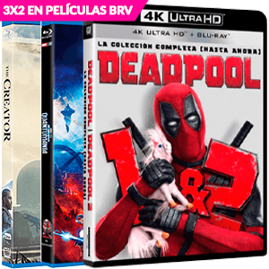 3x2 en películas Blu-Ray Cine