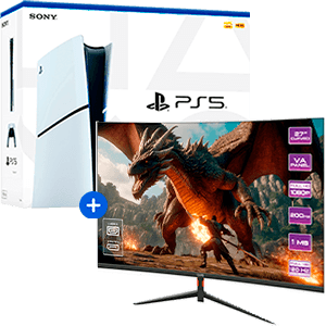 PlayStation 5 Slim + Monitor GAME M27GC7 para Playstation 5 en GAME.es