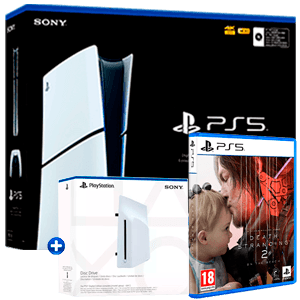 PlayStation 5 Digital a elegir + Lector de disco + Death Stranding 2