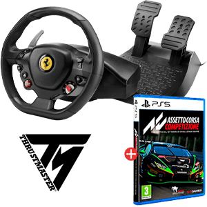 Volante Thrustmaster T128 + juego Assetto Corsa para PS5