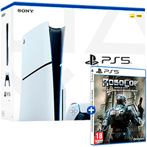 PlayStation 5 a elegir + RoboCop Rogue City Unfinished Business