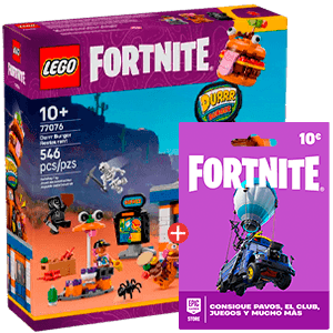 LEGO Fortnite + Código digital Epic Games 10€ para Packs en GAME.es