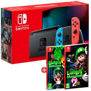 Nintendo Switch a elegir + juego Luigi´s Mansion para Nintendo Switch en GAME.es