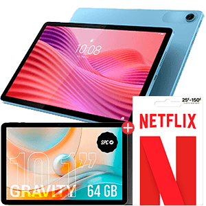 Tablet a elegir + 5€ Descuento NETFLIX