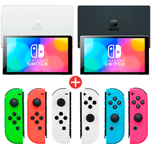 Nintendo Switch OLED SN + 2 Joy-con a elegir