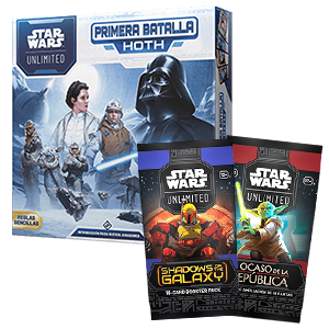 Juego de mesa Star Wars Unlimted Batalla de Hoth + 2 sobres