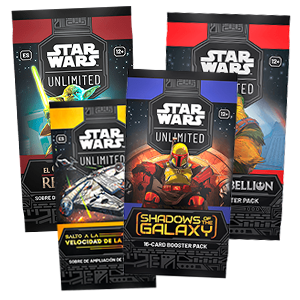 3x2 Sobre de cartas Star Wars Unlimited para Packs en GAME.es