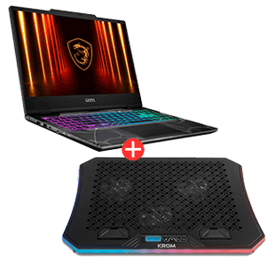 Portátil MSI Cyborg 15-239XES I7 + Base Krom Kooler RGB HUB USB