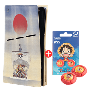 Cubierta Silicona para PS5 Slim + Grips Dualsense de One Piece