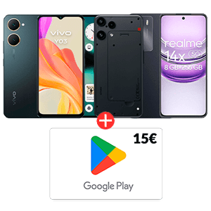 15€ en Google Play por la compra de tu nuevo móvil
