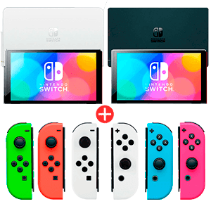 Nintendo Switch OLED Seminueva + 2 Joy Con a elegir
