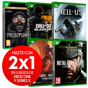 2x1 en juegos de Xbox One o Series X