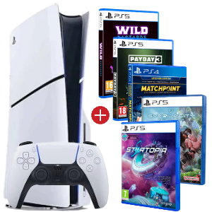 GAMEPack PS5 SLIM + 2 juegos a elegir