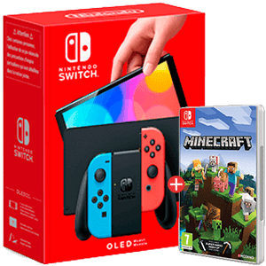 Nintendo Switch OLED a elegir + Minecraft Nintendo Switch Edition