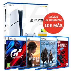 PSDays Consola PlayStation 5 + 1 Juego a elegir x 10€ en GAME.es