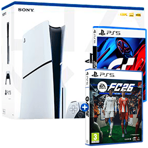 PlayStation 5 a elegir + EA Sports FC 26 + Gran Turismo 7