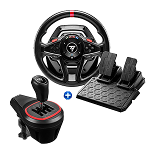Volante + palanca de cambios Thrustmaster