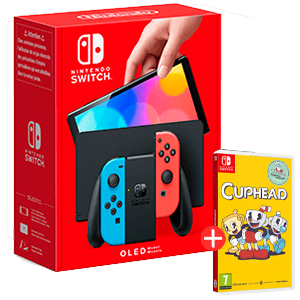 Consola Nintendo Switch OLED + Cuphead