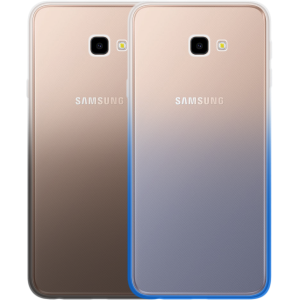 Colorblock Samsung J4 Degradado Azul Negro 2Uds - Funda