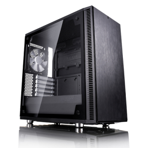 Fractal Design Define templado cristal matxitx pc ordenador – negro tg tower caja itx carcasa minitower