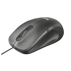 Raton Optico Compacto ivero 20404 trust 1000 dpi plata usb 1000dpi ambidextro con cable mouse gris