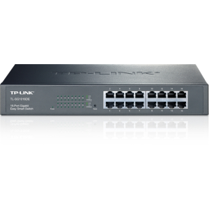 TP-LINK TL-SG1016DE Gestionado L2 Gigabit Ethernet (10/100/1000) Negro - Hub Switch para PC Hardware en GAME.es