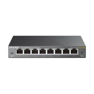 TP-LINK TL-SG108E No administrado L2 Gigabit Ethernet (10/100/1000) Negro - Hub Switch