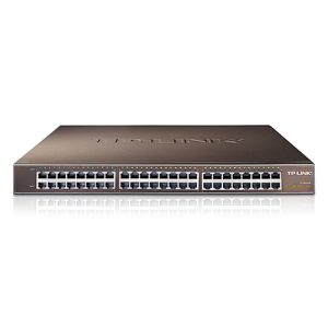 TP-LINK TL-SG1048 No administrado Gigabit Ethernet (10/100/1000) Negro 1U
