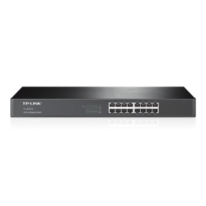 TP-LINK TL-SG1016 Gestionado L2 Gigabit Ethernet (10/100/1000) Negro - Hub Switch