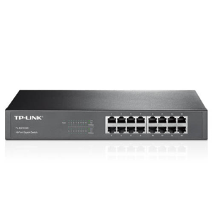 TP-LINK TL-SG1016D Gigabit Ethernet (10/100/1000) Negro - Hub Switch