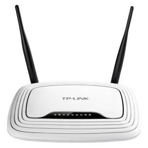 TP LINK TL WR841N Banda única 2.4 GHz Ethernet rápido Negro Blanco  Router