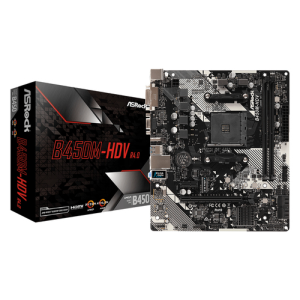 ASRock B450M-HDV R4.0 Zocalo AM4 Micro ATX AMD B450 - Placa Base