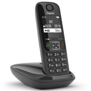 Gigaset AS690 Teléfono DECT/analógico Identificador de llamadas Negro