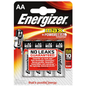 BLISTER 8 4 PILAS MAX TIPO LR6 AA ENERGIZER