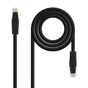 Nanocable Cable de red latiguillo RJ45 LSZH Cat.6A UTP AWG24 Negro 2.0m