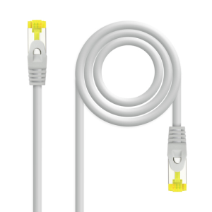 Nanocable Cable de red latiguillo RJ45 LSZH Cat.6A SFTP AWG26, Gris, 1.0 m