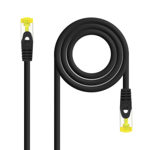 Nanocable Cable de red latiguillo RJ45 LSZH Cat.6A SFTP AWG26, Negro, 3.0 m