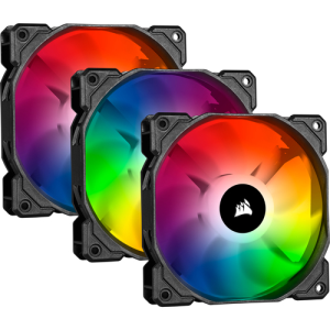 Corsair CO-9050094-WW ventilador de PC Carcasa del ordenador 12 cm Negro, Gris