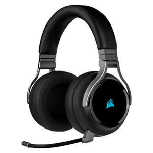 Corsair Virtuoso RGB - Carbono - 7.1 PC-PS4-PS5 - 3.5mm - XBOX-SWITCH-MOVIL - Auriculares Gaming Inalámbricos