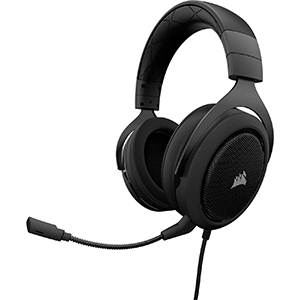 Corsair HS60 PRO STEREO Negro- Azul- PC-PS4-PS5-XBOX-SWITCH-MOVIL - Auriculares Gaming