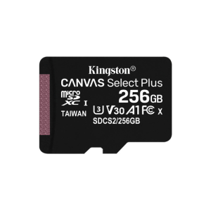Kingston Technology Canvas Select Plus 256GB MicroSDXC Clase 10 UHS-I - Tarjeta Memoria