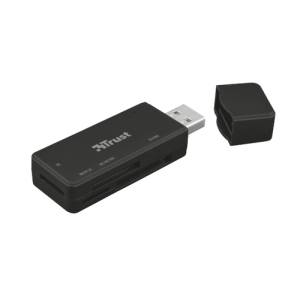 Trust Nanga USB A 3.2 Gen 1 (3.1 Gen 1) Negro - Lector Tarjetas