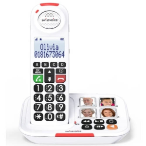 SwissVoice Xtra 2155 Teléfono DECT/analógico Identificador de llamadas Blanco