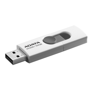 Adata UV220 USB A 64GB Gris Blanco - Pendrive