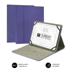 Subblim Clever Stand Tablet Case 10,1" Purple - Funda