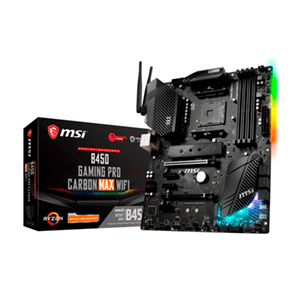 MSI B450 Gaming Pro Carbon MAX Wifi Zocalo AM4 ATX AMD B450 - Placa Base