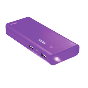 Trust Primo 10000 mAh batería externa Púrpura Ión de litio