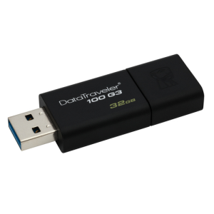 Kingston Technology DataTraveler 100 G3 unidad flash USB 32GB USB tipo A 3.2 Gen 1 (3.1 Gen 1) Negro